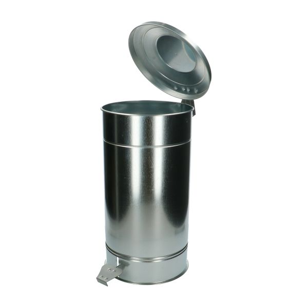 Pedal bin, zinc, 25 l