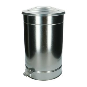 Pedal bin, zinc, 45 l