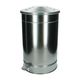 Pedal bin, zinc, 45 l