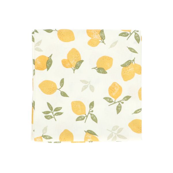 Theedoek, bio-katoen, citroenen