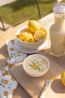 Essuie de vaisselle, coton bio, citrons