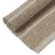 Läufer, recycelte Baumwolle, beige gestreift, klein