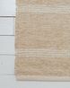 Läufer, recycelte Baumwolle, beige gestreift, lang