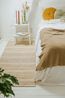 Läufer, recycelte Baumwolle, beige gestreift, lang