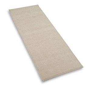 Rug, recycled cotton, white, long