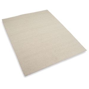 Teppich, recycelte Baumwolle, weiß, groß