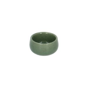 Tea-light holder, porcelain, green