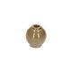 Bougeoir boule, porcelaine, couleur sable