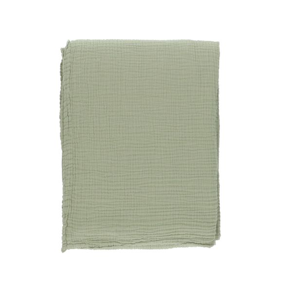Image of Mousseline doek, bio-katoen, groen, 127 x 178 cm