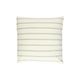 Cushion, organic cotton, stripes, ecru, 45 x 45 cm