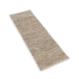Vloerkleed bolletjes, jute, 60 x 200 cm