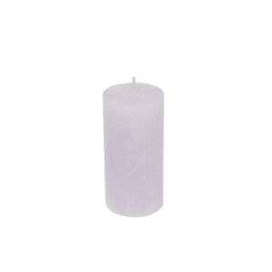 Block candle, lavender, 6 x 12 cm