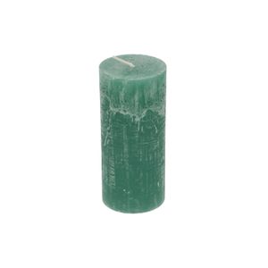 Bougie bloc, vert d'eau, 7 x 15 cm