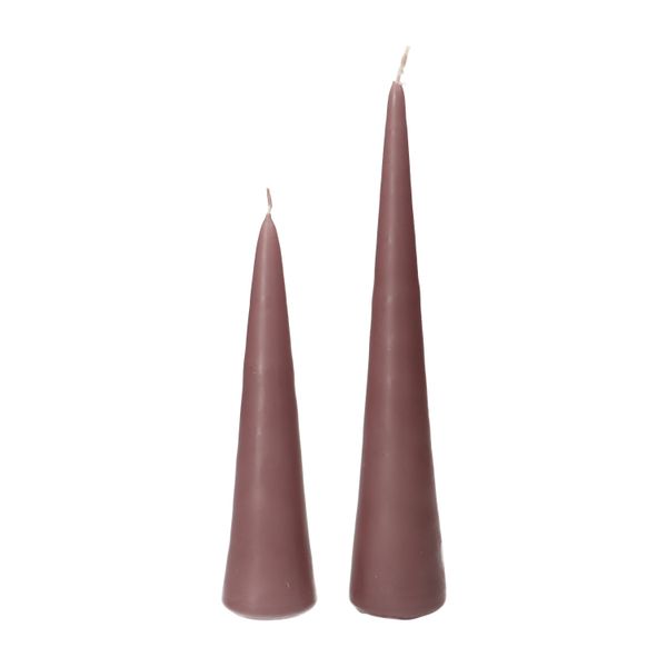 Bougie, forme conique, violet, moyen