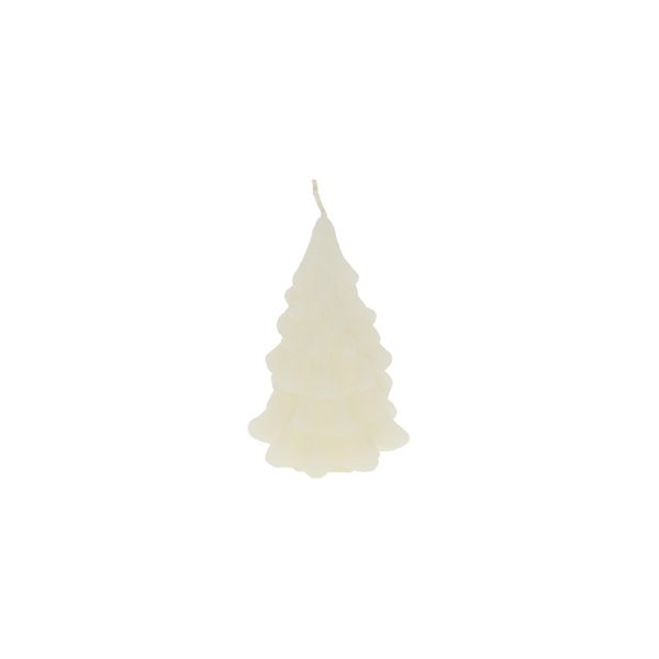 Bougie, sapin, blanc, petit