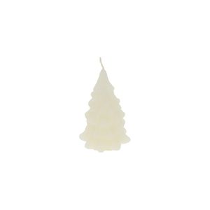 Kerze Tannenbaum, weiß, klein