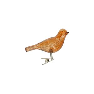 Pince oiseau, verre, rouge Pince oiseau, verre, rouge