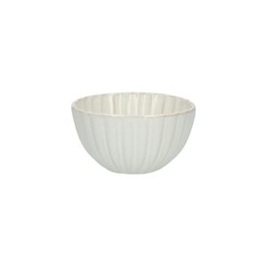 Schälchen, Wellenrand, weiß, Steingut, Ø 12 cm
