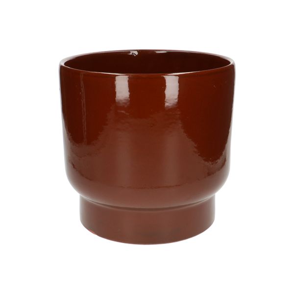 Bloempot'Mara', aardewerk, terracottaØ 24