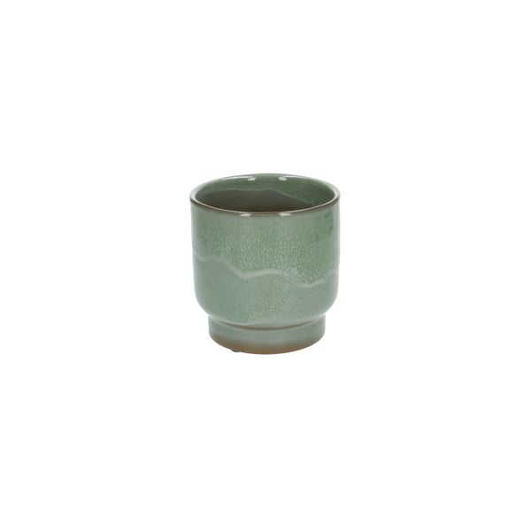Cache-pot 'Mara', céramique, vert Ø 13
