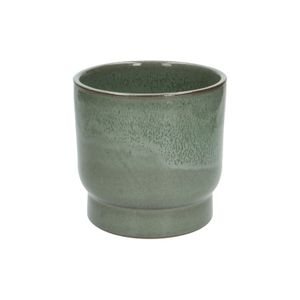 Cache-pot 'Mara', céramique, vert Ø 16