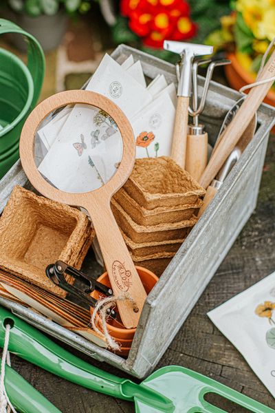 Magnifying glass, wood