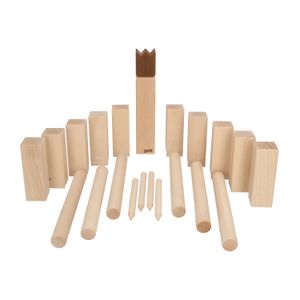 Jeu de Kubb, jeu de Viking, bois d'érable