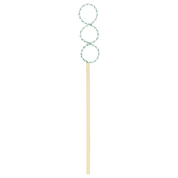 Bellenblaasstok, bamboe, groen