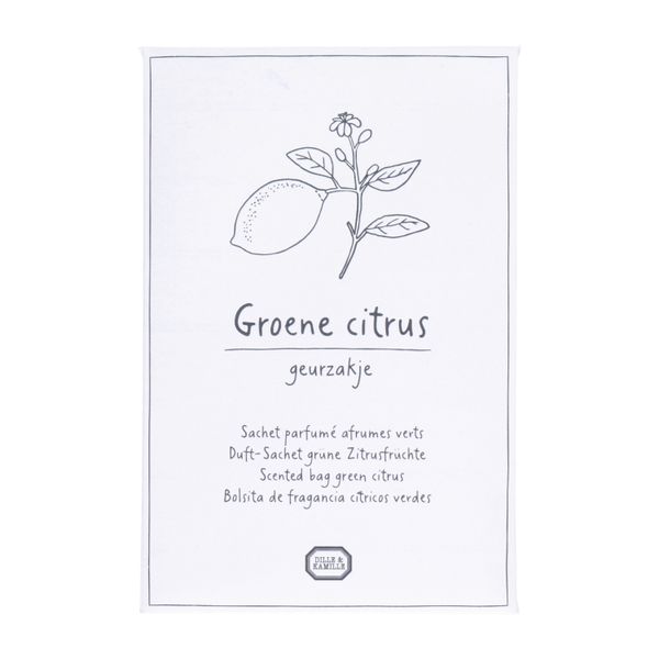 Image of Geurzakje, groene citrus
