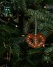 Weihnachtsanhänger, Brezel, Filz, ca. 6 cm