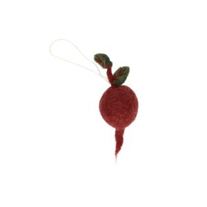 Suspension de Noël, feutrine, radis Suspension de Noël, feutrine, radis