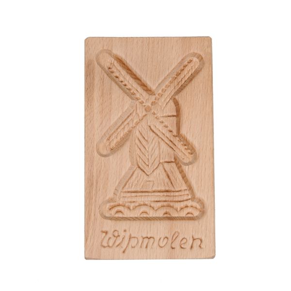 Speculaasplankje met wipmolen, groot