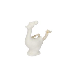 Suspension de Noël, porcelaine, oie