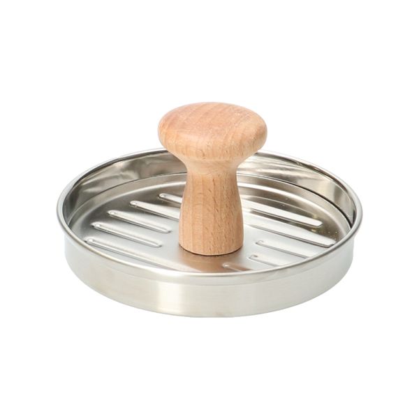 Presse à hamburger, inox, 10 cm