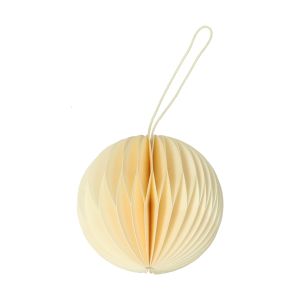 kerstbal wit papier