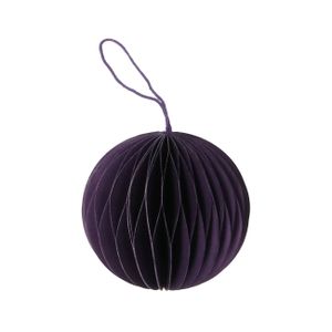 Weihnachtskugel, Papier, violett