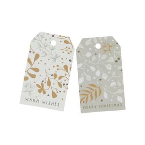 Geschenkanhänger, winterliche Wärme, 10 Stück