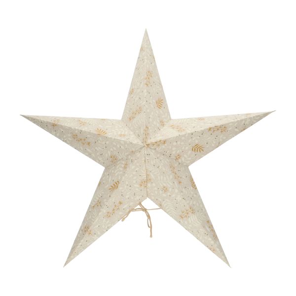 Kerstster, papier, lichtgrijs