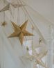 Kerstster, papier, lichtgrijs