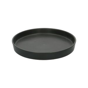 Soucoupe pour pot de fleur, céramique, noir mat, Ø 20 cm
