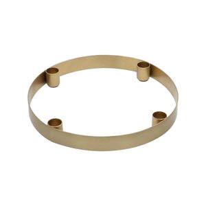 Adventskerzenhalter, Ring, Messing