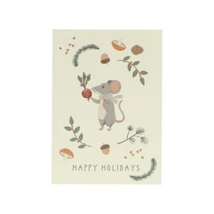 Carte de Noël, souris