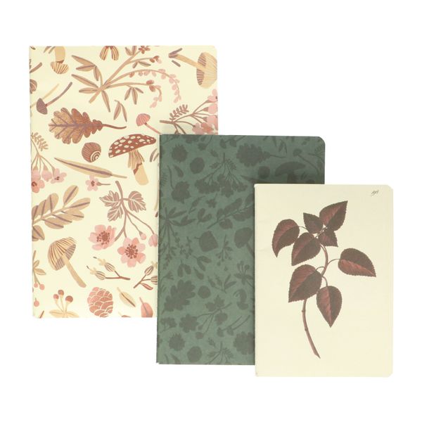 Setje schriften, herfstbladeren