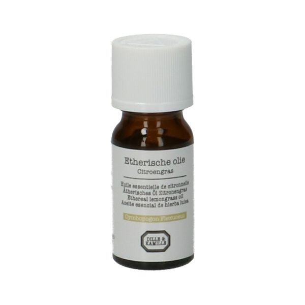 Image of Geurolie, citroengras, biologisch, etherische olie, 10 ml