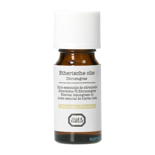 Geurolie, citroengras, biologisch, etherische olie, 10 ml