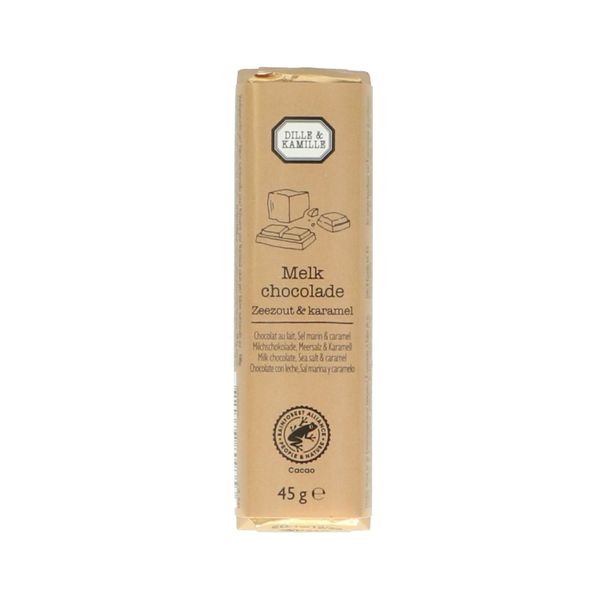 Milk chocolate sea salt and caramel bar, 45 g