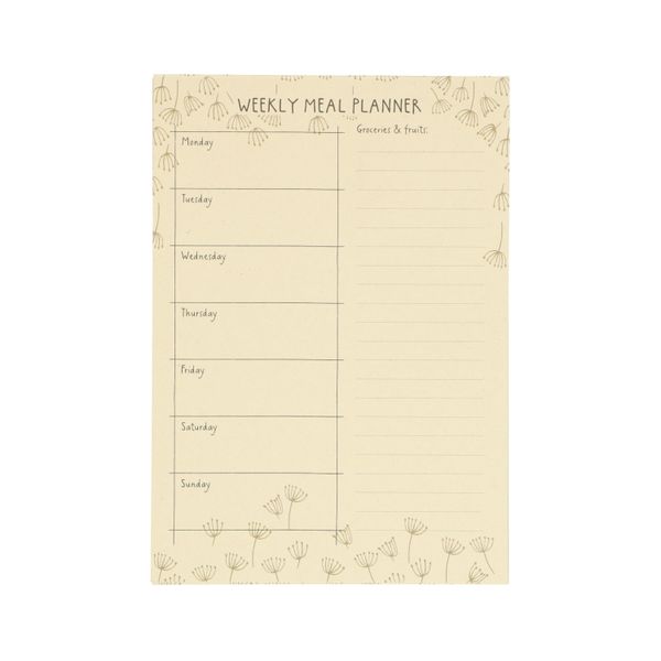 Weekplanner, Menu, A5