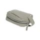 Medium-sized, grey-blue, organic cotton toiletry bag 20 x 12 x 9 cm 