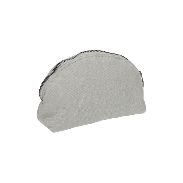 Toilettas klein, biologisch katoen, grijsblauw, 18 x 10 x 6 cm