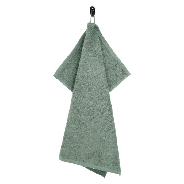 Keukendoek, Recycled katoen, Groengrijs, 50 x 50 cm